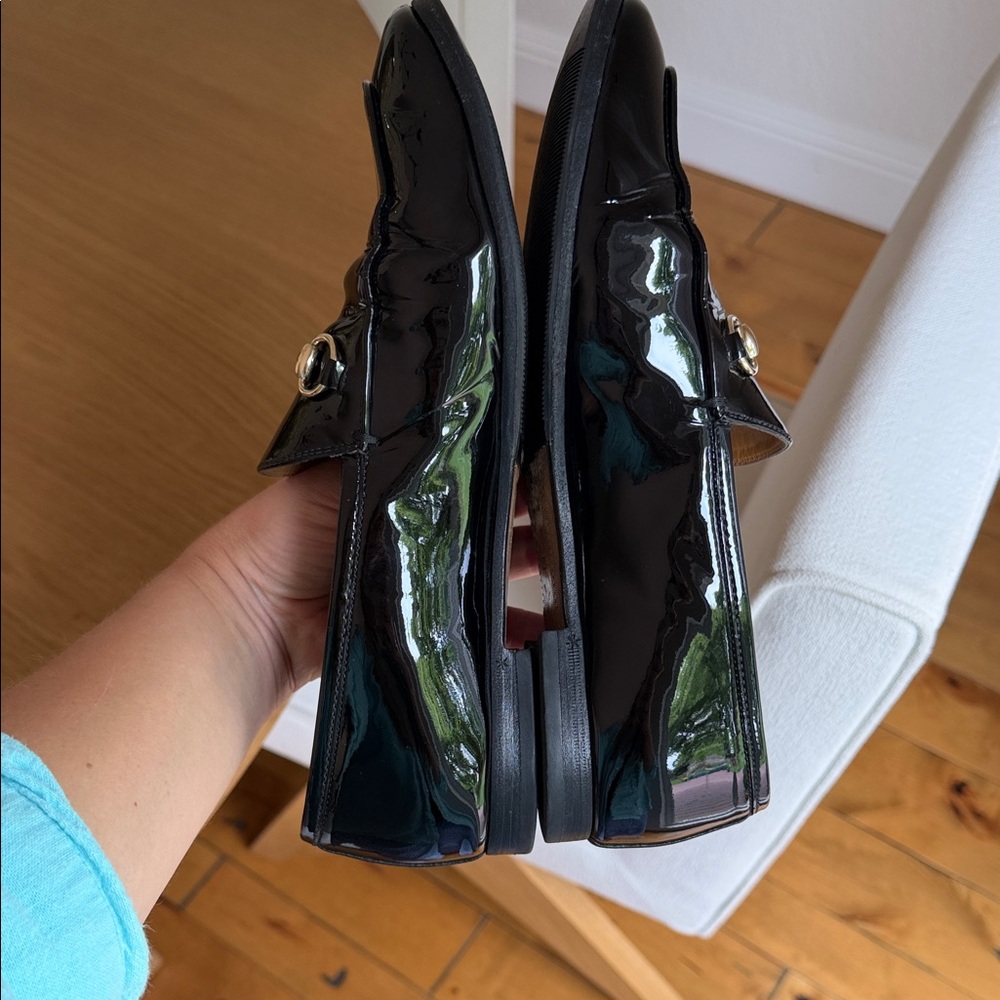 Gucci Jordaan Horsebit patent leather loafers women’s  39.5 or 9.5 - Picture 10 of 14